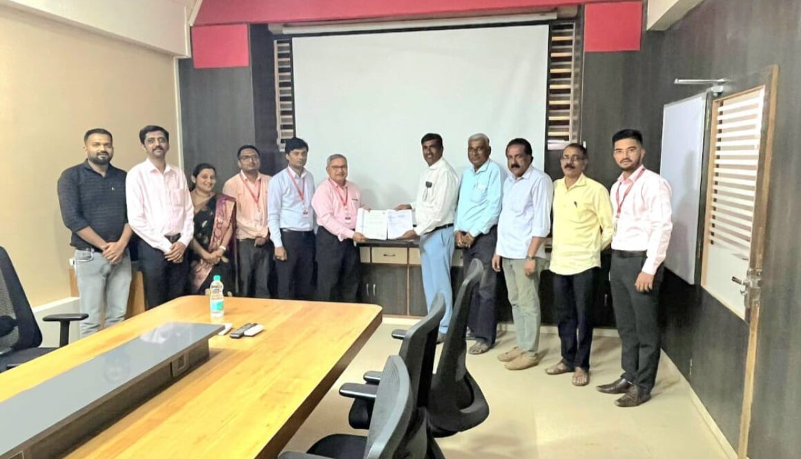 Civil Engineering Department signed MOU between the Architects Engineers Association and Dr. A. D. Shinde Engineering College for technical seminars and related activities