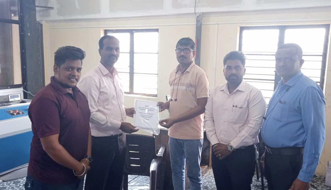 *MOU between DADSCOE (Mechanical & Mechatronics Engineering Department) with Micro metal Industries Kolhapur.
