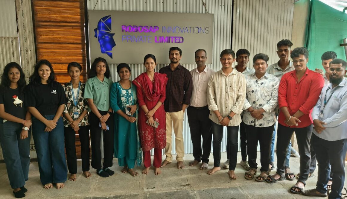 Visit to ROBOSAP Innovation Private Limited Nippani by Mechanical & Mechatronics Engineering Department