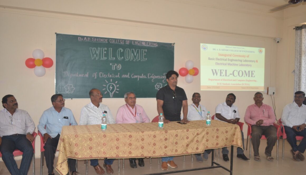 Inauguration Function of Basic Electrical Engineering Laboratory and Electrical Machine Laboratory